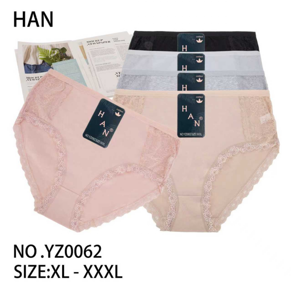 Majtki damskie Roz XL-3XL, Mix kolor Paczka 24 szt 1